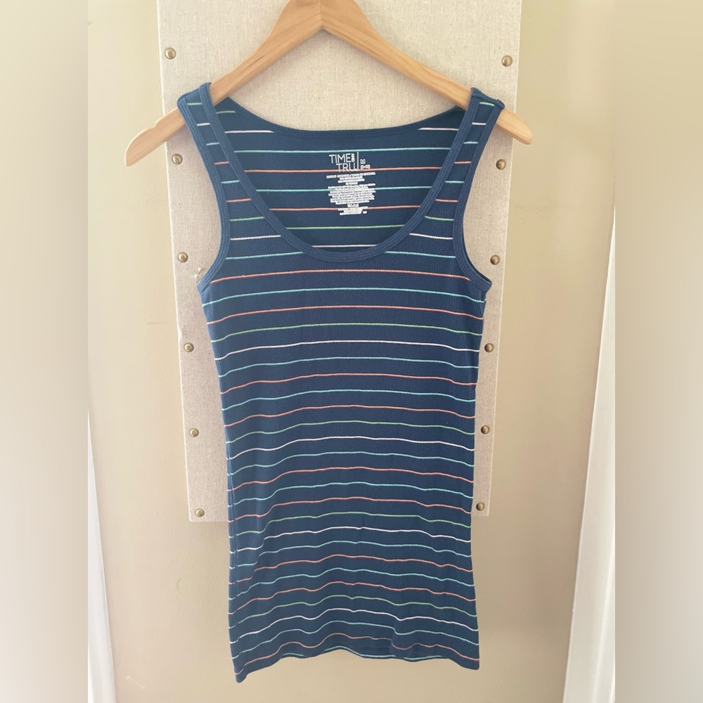 Tank top Size Medium Blue and Stripped